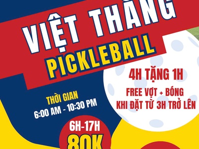 Việt thắng pickleball   sân chơi đẳng cấp tại tp. thủ đức 1