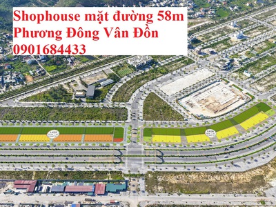 Bảng giá chính thức shophouse mặt đường 58m Phương Đông Vân Đồn 0