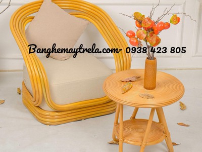 Ghế đơn mây armchair 3