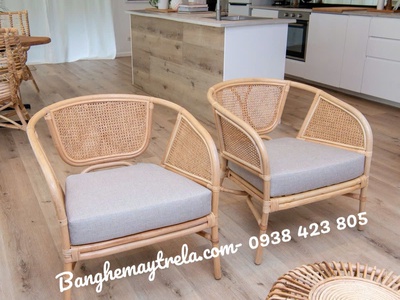 Ghế đơn mây armchair 7