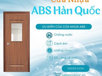 Cửa nhựa ABS chống nước - Giải pháp bền đẹp cho phòng vệ sinh hiện đại 2