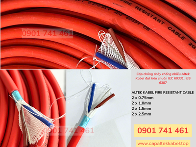 Cáp chống cháy chuẩn BS 6387, IEC 60331 Đà Nẵng, Huế, Quảng Nam 3