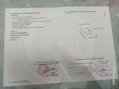 Bán lô góc ở vọng hải, hưng đạo, hải phòng 
