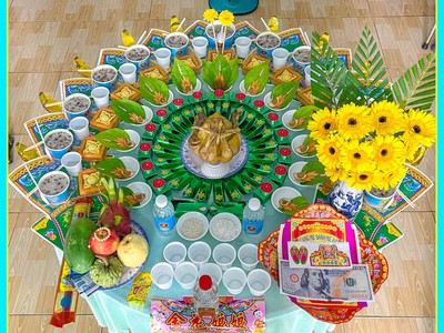 Gà Trống Trên Mâm Cúng Biểu Tượng Linh Thiêng   Phúc Lành 1
