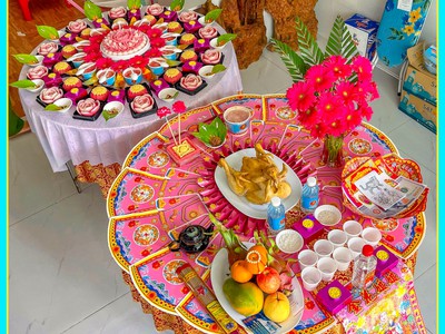 Gà Trống Trên Mâm Cúng Biểu Tượng Linh Thiêng   Phúc Lành 2
