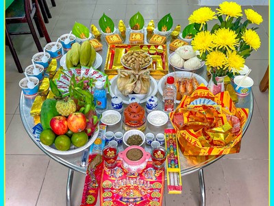 Gà Trống Trên Mâm Cúng Biểu Tượng Linh Thiêng   Phúc Lành 3