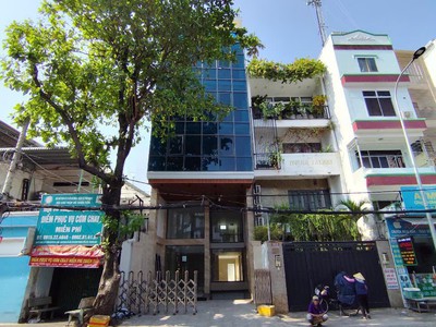 Bán tòa nhà hầm 6 tầng   13 căn hộ dịch vụ   mặt tiền bùi đình tuý, phường 12, bình thạnh 2