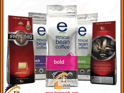 Túi đựng 1kg cà phê hạt rang 0