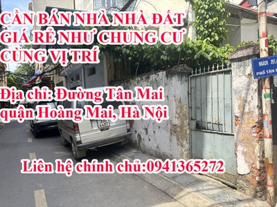 Chính chủ cần bán nhà như chung cư tại đường tân mai, quận hoàng mai,...