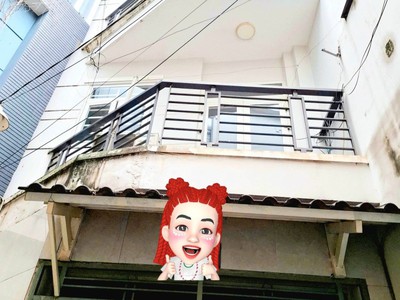 Nhà hnb rất đẹp, sát etown ch, 3 lầu đúc, 43m  3pn, chỉ 5m ra hẻm ô tô 0