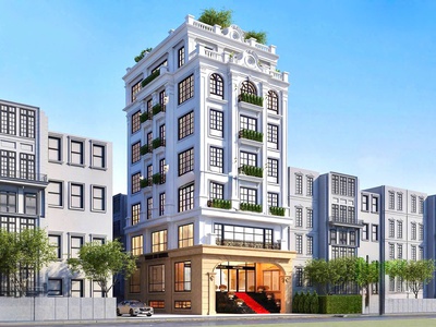 Bán tòa apartment mặt phố dịch vọng hậu - 330m  x 10 tầng - mt 10m - dòng tiền 300tr/th 0