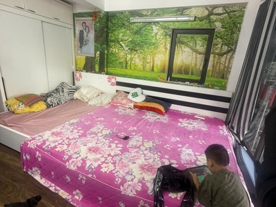 Cho thuê căn hộ tập thể tầng 4 khu tập thể bách khoa, 100m2, 3 ngủ, 10 triệu ở nhóm, gđ 2
