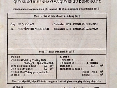 Cần bán gấp căn nhà 373/69 lý thường kiệt phường 9 quận tân bình   mới là phường tân hòa tp.hcm 4