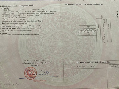 Chính chủ cần bán lô đất tại phường hòa cường bắc - quận hải châu - đà nẵng 3
