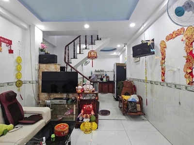Bán gấp nhà hẻm 449 hương lộ 2 48 mét giá mềm 4.85 tỷ bình tân hồ chí minh   diện tích đất: 4m x 0