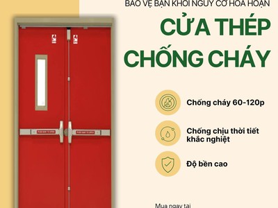 Cửa thép chống cháy Saigondoor 1