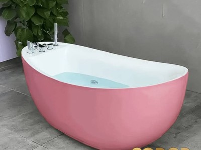 Bồn tắm massage gắn vòi màu hồng CODOR BT12HMS 0