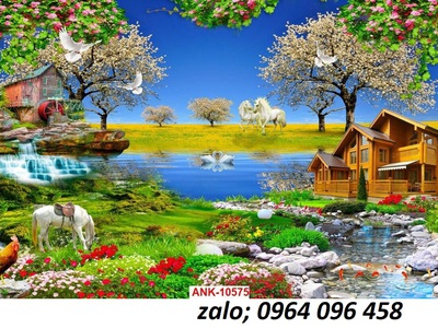 Tranh gạch 3d phong thủy hút tài lộc - 876CVB 1