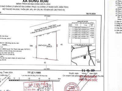 Chủ kẹt cứng cần bán lô đất lô đất phú mỹ ,trục đường chính mỹ xuân - 2
