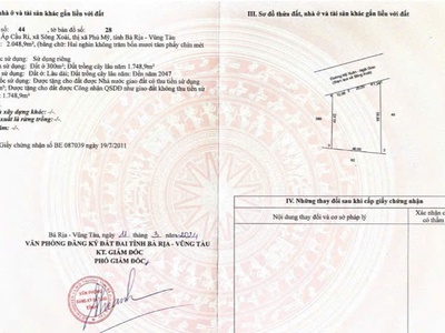 Chủ kẹt cứng cần bán lô đất lô đất phú mỹ ,trục đường chính mỹ xuân - 3