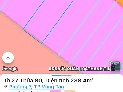 Bán lô đất đường nội bộ - trung tâm phường 7, tp. vũng tàu  vị trí đẹp 2