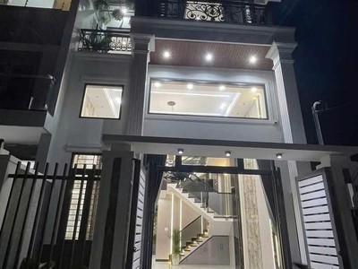Nhà hẻm đông thạnh 8 hóc môn 84m2 3 tầng mới ở ngay 0
