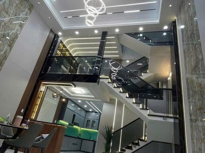 Nhà hẻm đông thạnh 8 hóc môn 84m2 3 tầng mới ở ngay 1