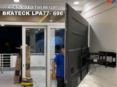 Khung tivi xoay đa chiều Brateck LPA77- 696 hàng nhập 100 1