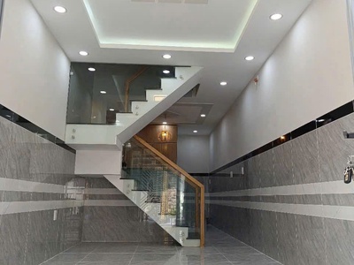 Nhà xinh thiết kế hiện đại 1 lầu 3mx9m chỉ 1 tỷ 550 triệu gần chợ hiệp thành q12 1