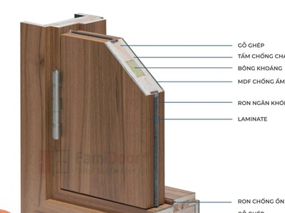 Cửa gỗ chống cháy hiện đại 1