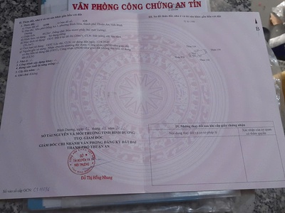 Chính chủ bán lô đất tại Phường Bình Hoà, TP Thuận An   nay là Phường Bình Hoà, TP HCM  . 3