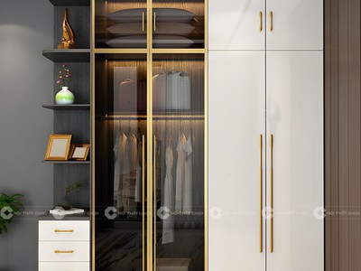 Tủ Áo Cánh Kính Khung Nhôm Cao Cấp 0