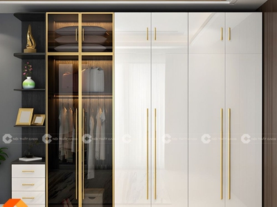 Tủ Áo Cánh Kính Khung Nhôm Cao Cấp 2