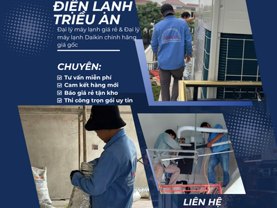 Dịch Vụ Lắp Đặt Máy Lạnh Áp Trần Chuyên Nghiệp   Điện Lạnh Triều An 0