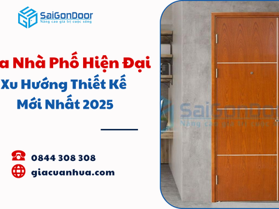 Cửa Nhà Phố Hiện Đại   Xu Hướng Thiết Kế Mới Nhất 2025 0