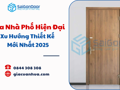 Cửa Nhà Phố Hiện Đại   Xu Hướng Thiết Kế Mới Nhất 2025 1