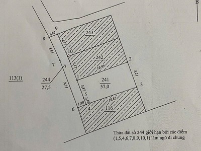 Bán đất tặng nhà 2 tầng ở đức diễn   57m    gần ô tô 1