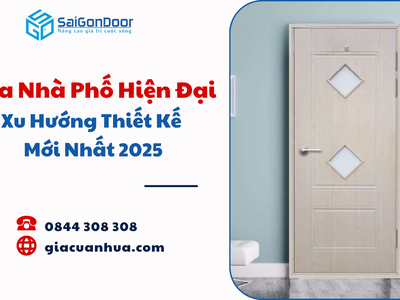 Cửa Nhà Phố Hiện Đại   Xu Hướng Thiết Kế Mới Nhất 2025 2