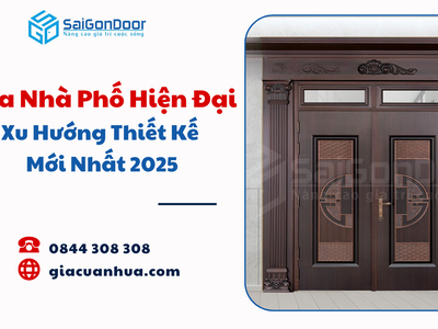 Cửa Nhà Phố Hiện Đại   Xu Hướng Thiết Kế Mới Nhất 2025 3
