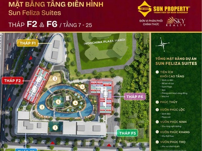Bán căn hộ 2pn dự án sun feliza suites - cầu giấy tọa lạc vị trí vàng 3 mặt tiền tại hà nội 1