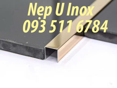 Nẹp U Inox 304 Nẹp góc V inox xước Nẹp nhôm mặt bằng 1