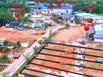 395tr sở hữu lô đất thổ cư 200m  ngay kcn 2.000ha, đường 8m 0