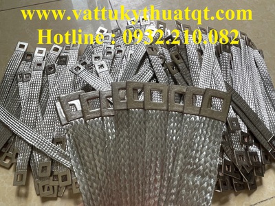 Dây đồng bện mạ thiếc, dây đồng bện tiếp địa thang máng cáp, dây đồng bện tiếp địa 6