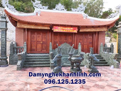 Bộ Cuốn Thư Đá Trọn Gói   Kết Hợp Trụ Đá, Lư Hương, Bậc Tam Cấp Đồng Bộ, Chuẩn Phong Thủy 0
