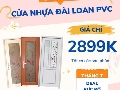 Cửa nhựa Đài Loan PVC - Giải pháp hoàn hảo cho nhà vệ sinh hiện đại 0