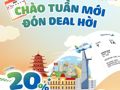 Săn vé siêu hời đầu tuần cùng Bamboo Airways 0