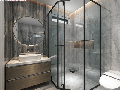 Mẫu phòng tắm kính Gymex đẹp cho nhà phố 0