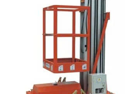 Thiết bị nâng người nhôm trụ đơn 2