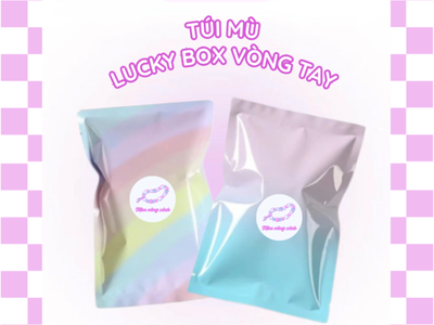 Lucky box vòng tay túi mù test nhân phẩm phụ kiện nhỏ dễ thương 0