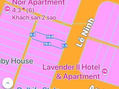 Bán nhanh lô đất ngay trung tâm tp Đà Nẵng - đường Lê Ninh - Cách biển Mỹ Khê chỉ có 3 phút 0